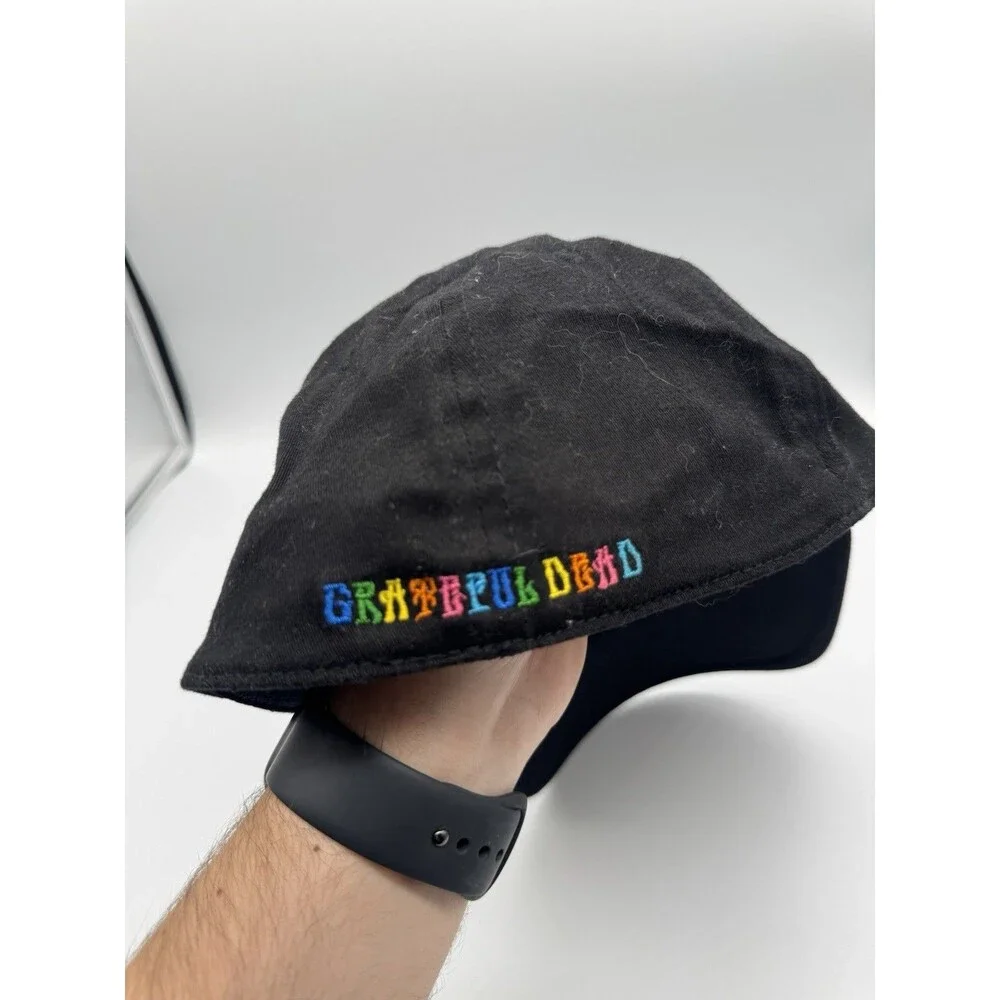 Grateful Dead Dancing Bears Strapback Hat Black GDP Official Vintage Sz Large XL